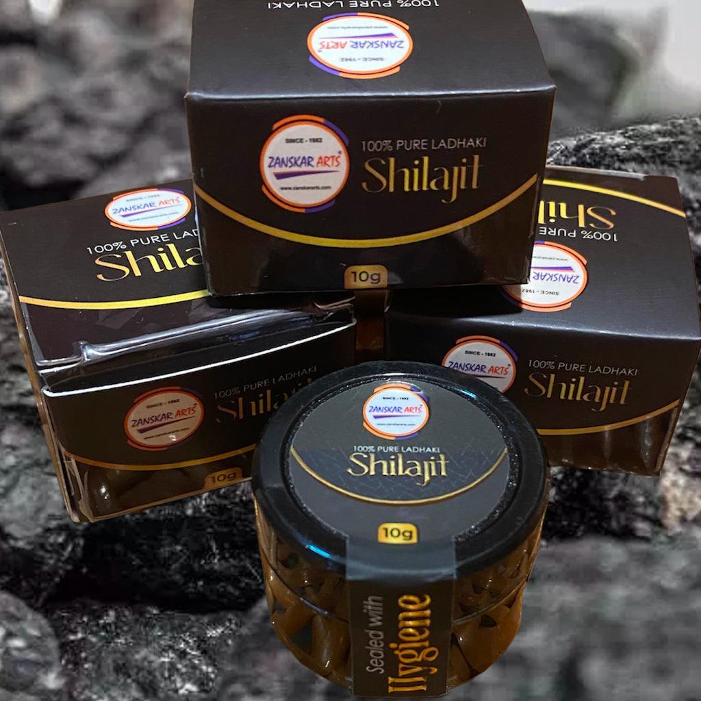 Ladhaki Shilajit | Pure Shilajit | 10 Gram - ZANSKAR ARTS