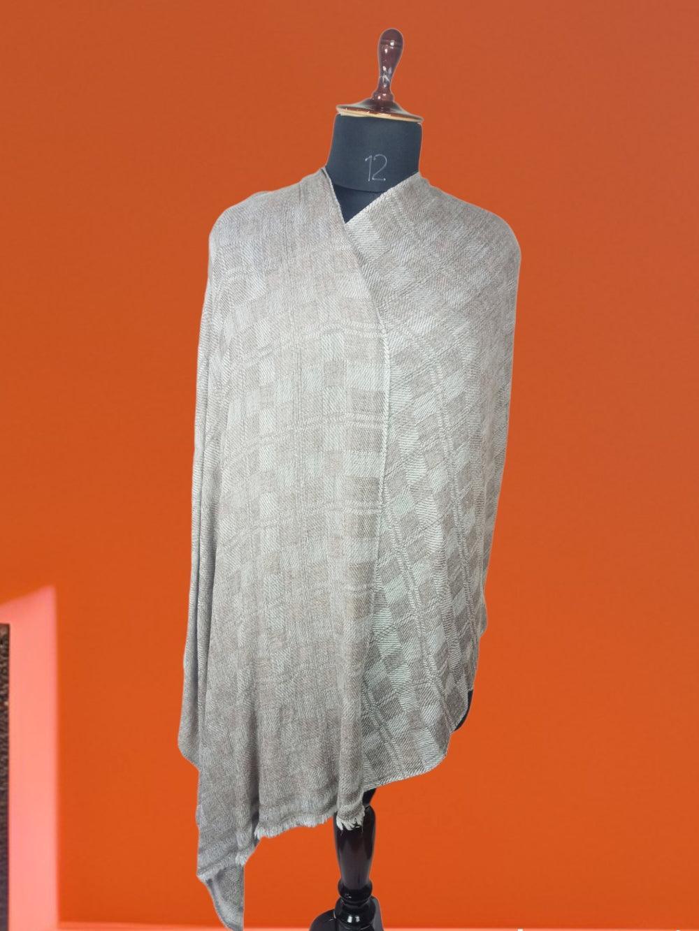 Ladies Semi Pashmina Stole | Reversible | Neck Scarf - ZANSKAR ARTS