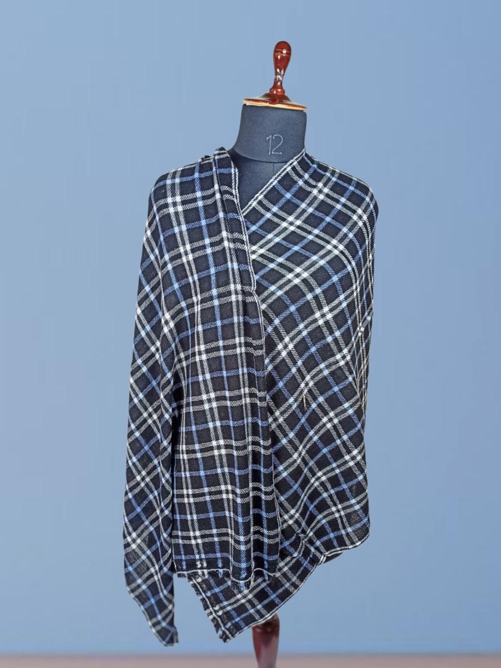 Ladies Semi Pashmina Stoles | Neck Scarf | Reversible - ZANSKAR ARTS