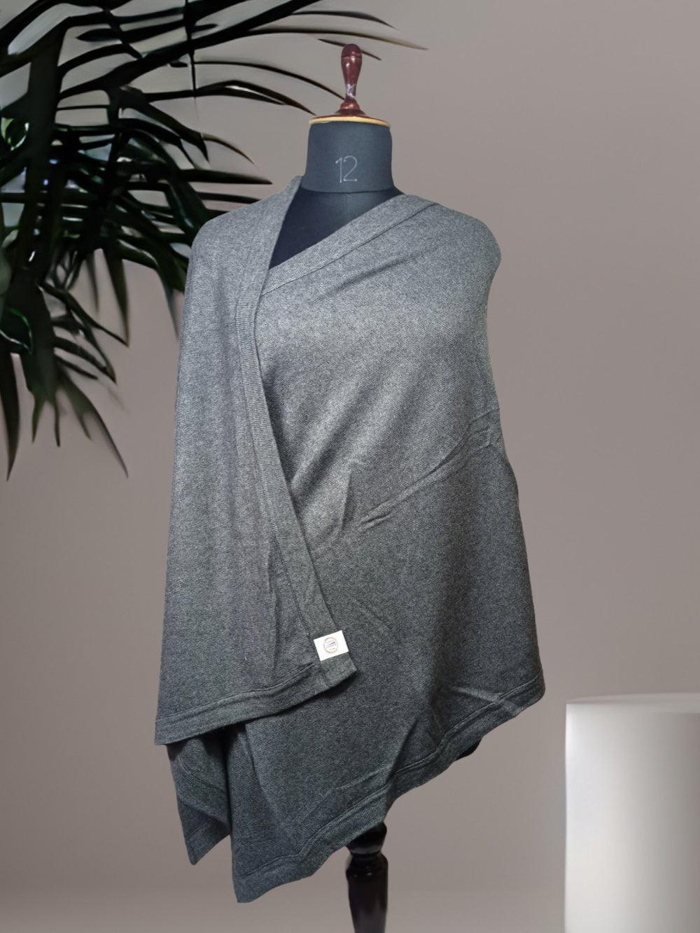 Pashmina Stole | Border Stole | Ladies Reversible Stole - ZANSKAR ARTS