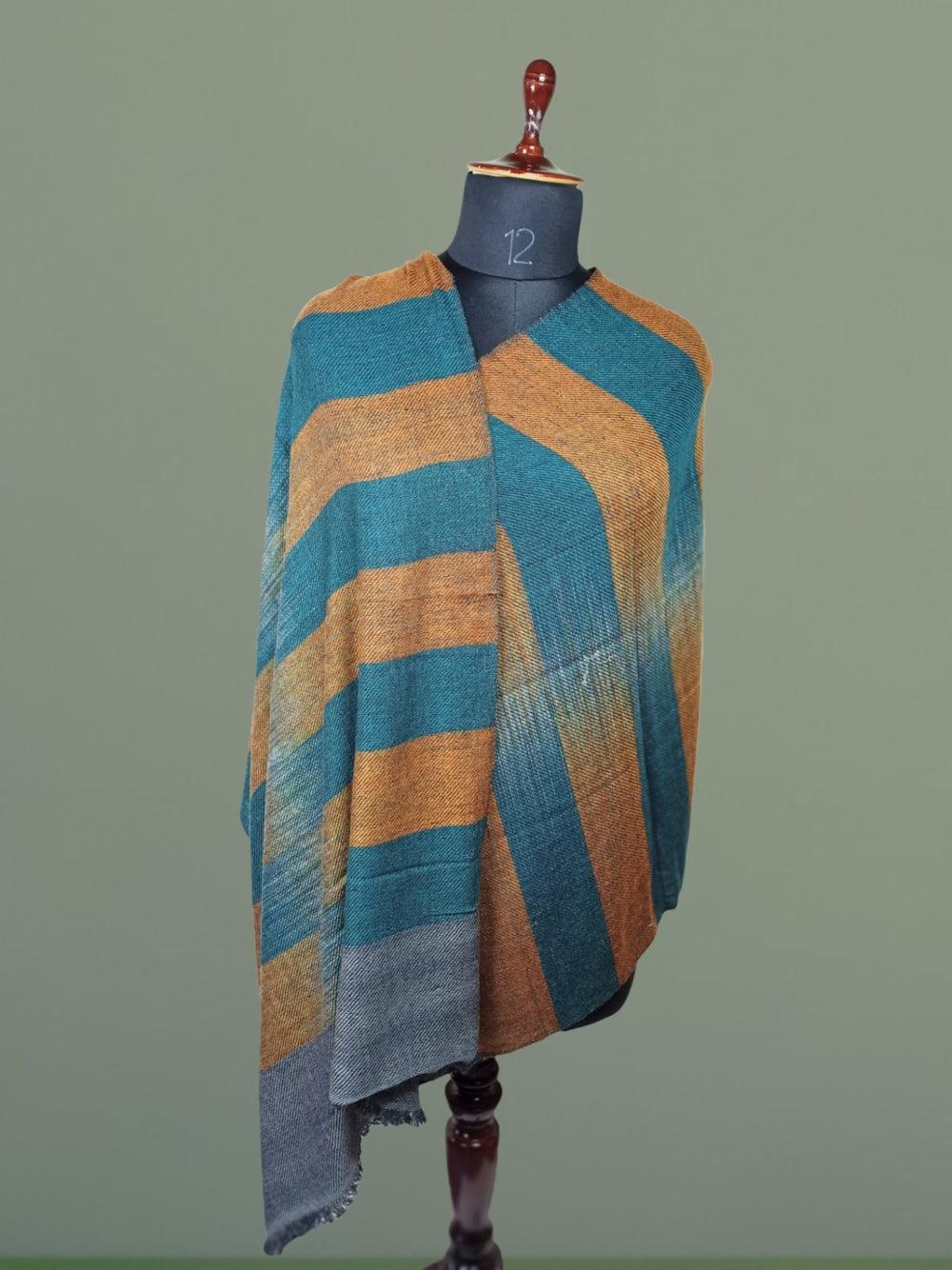 Semi Pashmina Stoles | Reversible Stole | Neck Scarf - ZANSKAR ARTS