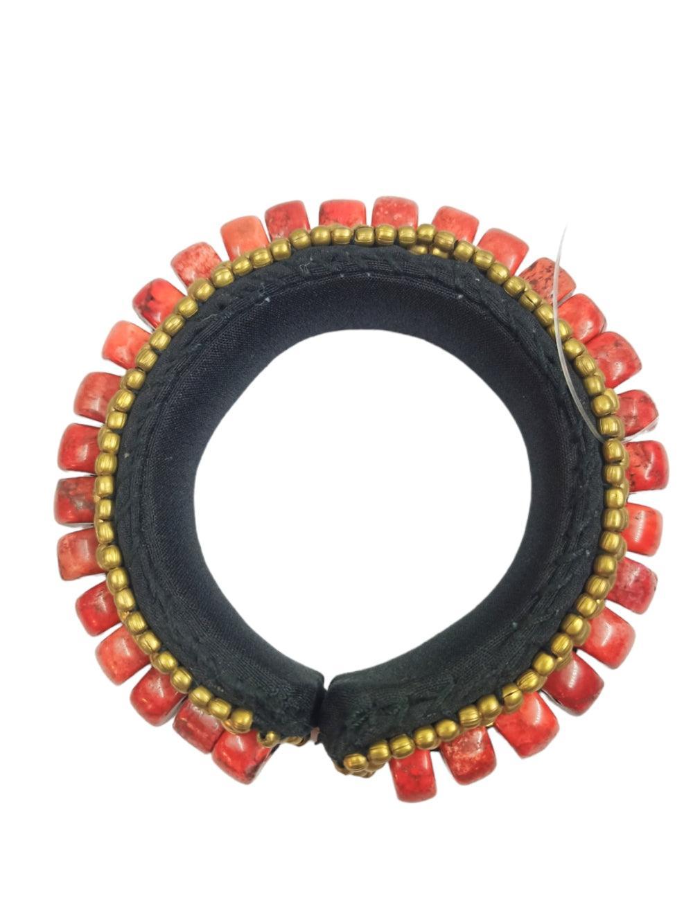 Semi-Precious Stone Bangle | Ladakh Bangle | Handmade Jewelry - ZANSKAR ARTS