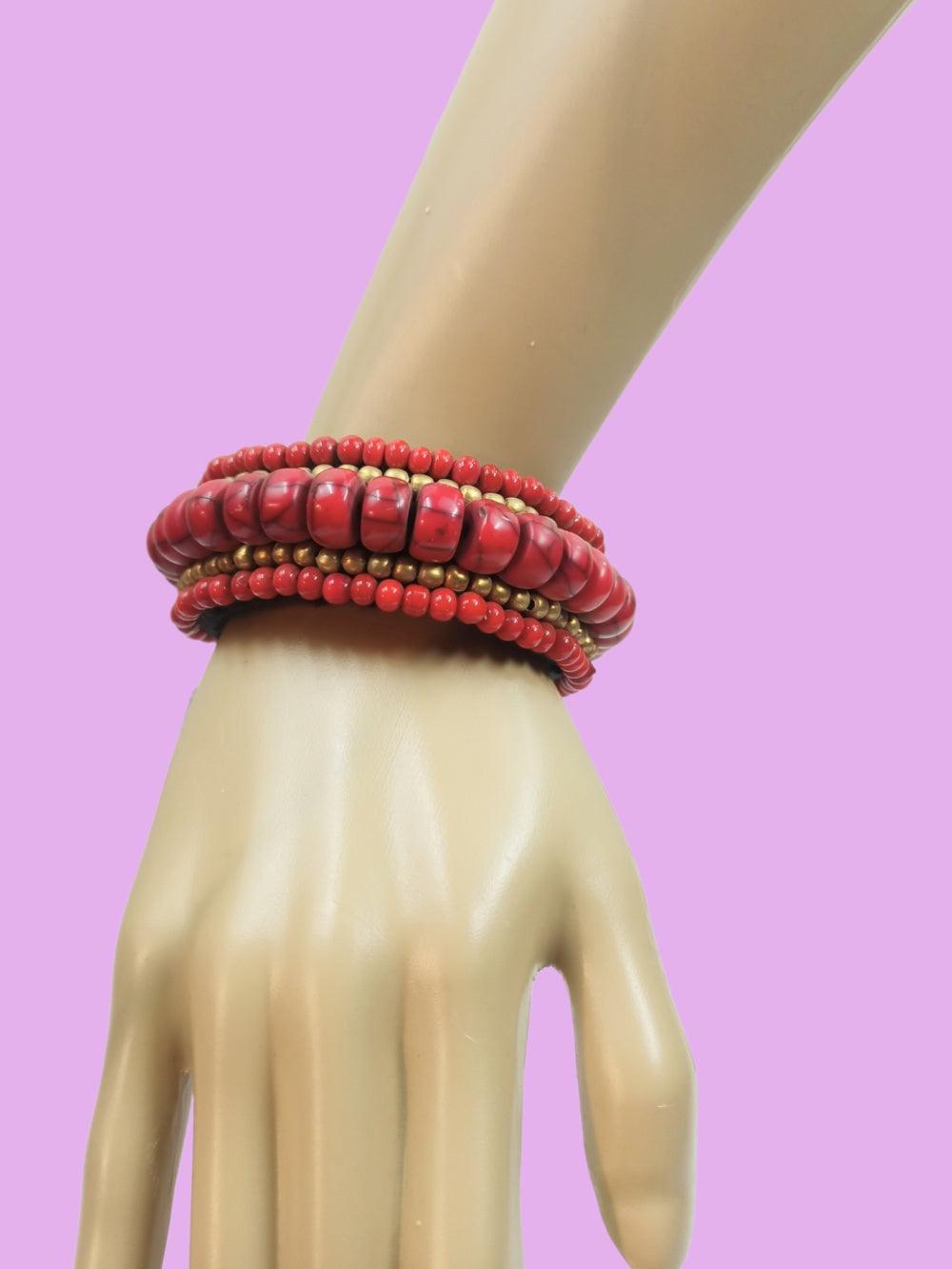 Semi-Precious Stone Bangle | Ladakh Bangle | Handmade Jewelry - ZANSKAR ARTS