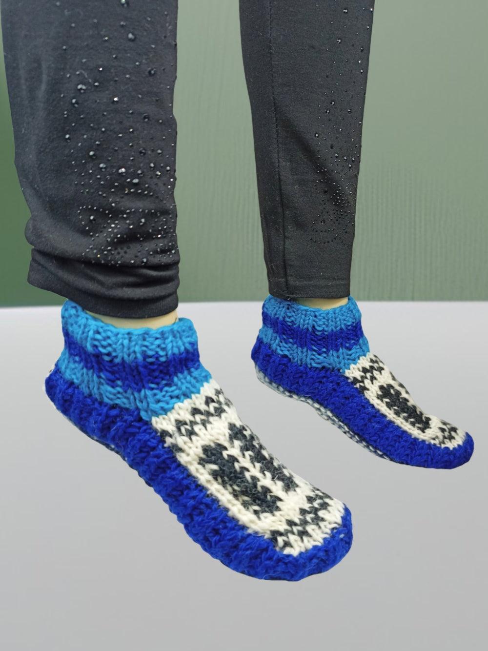 Hand Knitted Socks | Yak Wool Socks | Fleece Socks