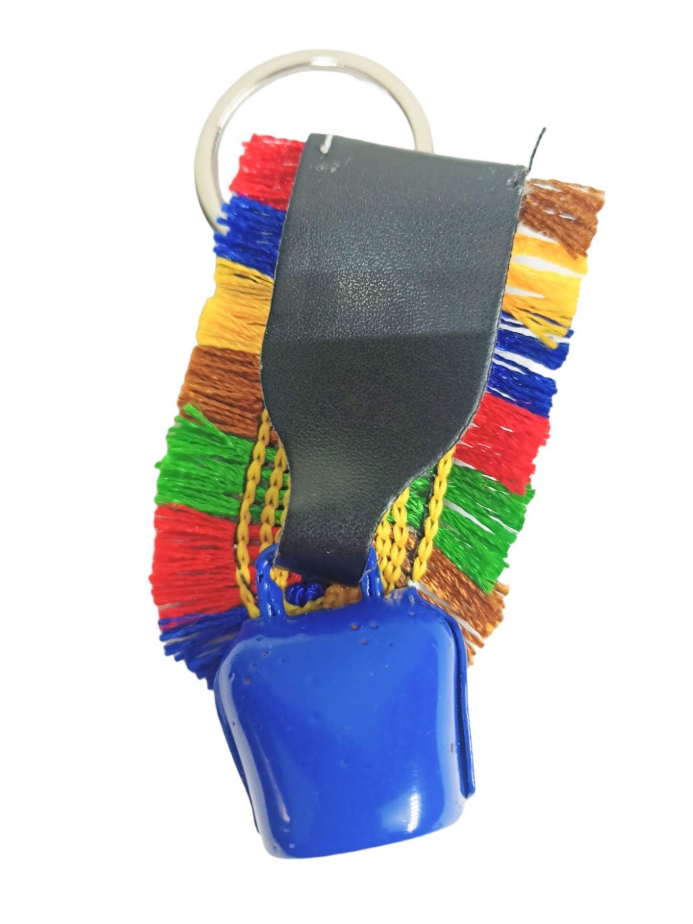 Swiss Cow Lucky Bell Keychain | Julley keychain | Ladakh Souvenirs - ZANSKAR ARTS