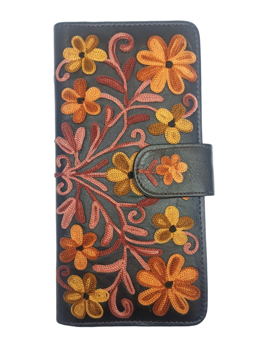 Travel Wallet Leather | Casual Clutch | Regular Size - ZANSKAR ARTS
