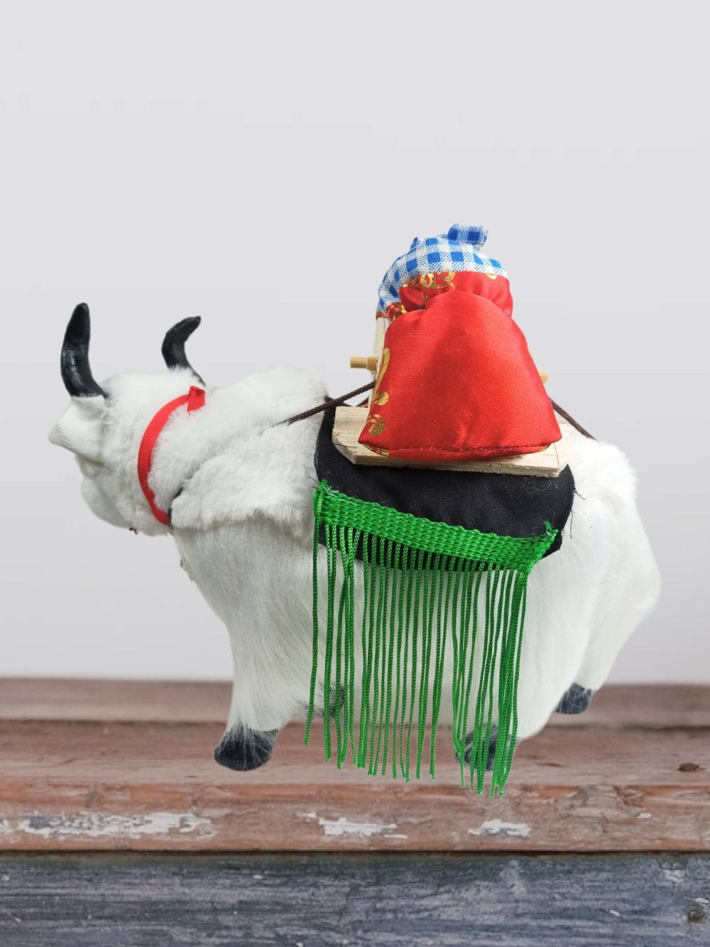 White Ladakh Yak | Yak 10 inches | Home Decorations - ZANSKAR ARTS
