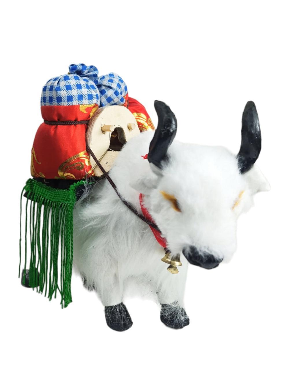 White Ladakh Yak | Yak 10 inches | Home Decorations - ZANSKAR ARTS