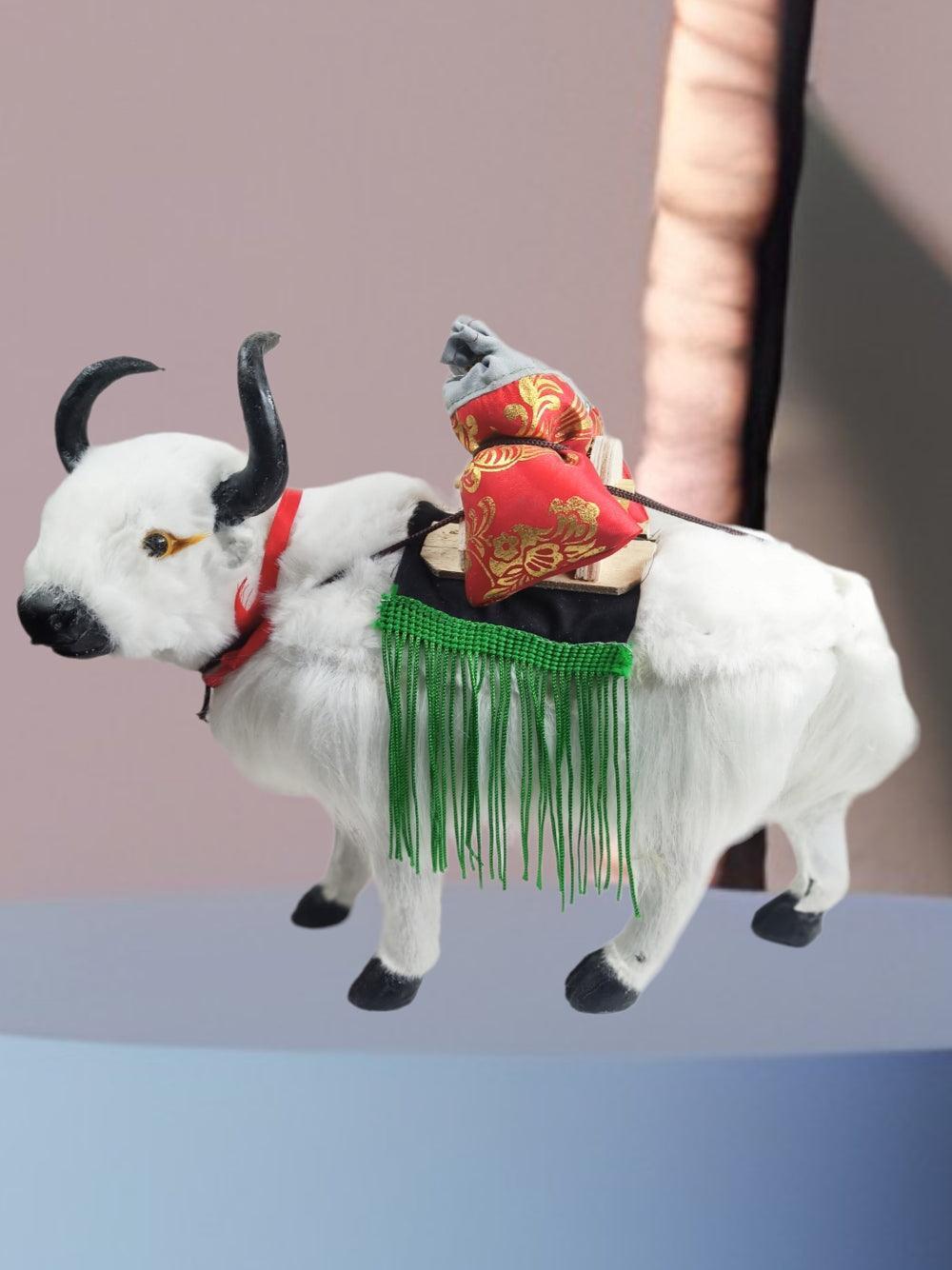 White Ladakh Yak | Yak 12 inches | Home Decorations - ZANSKAR ARTS
