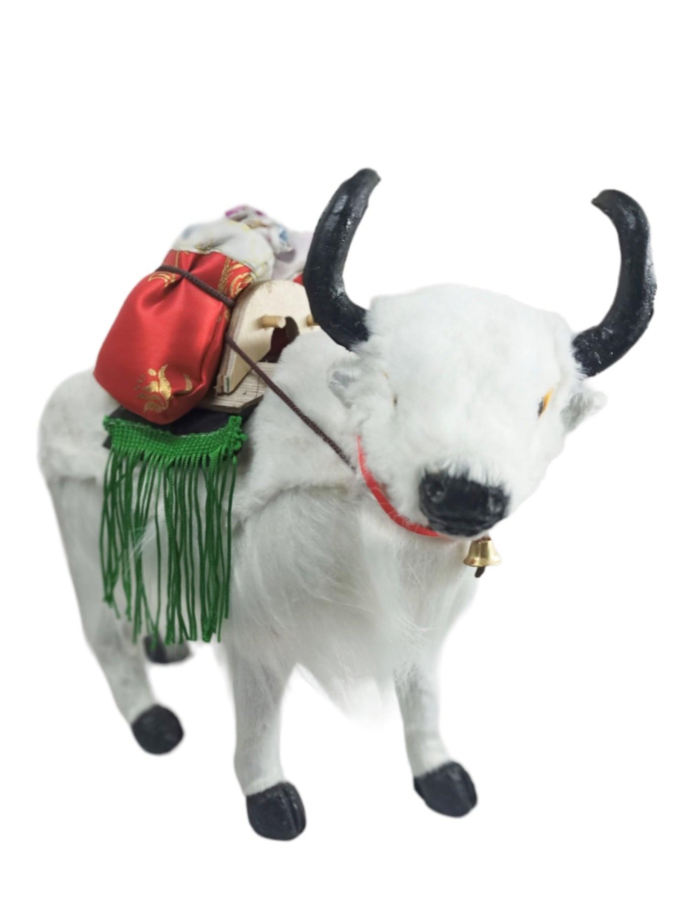 White Ladakh Yak | Yak 12 inches | Home Decorations - ZANSKAR ARTS