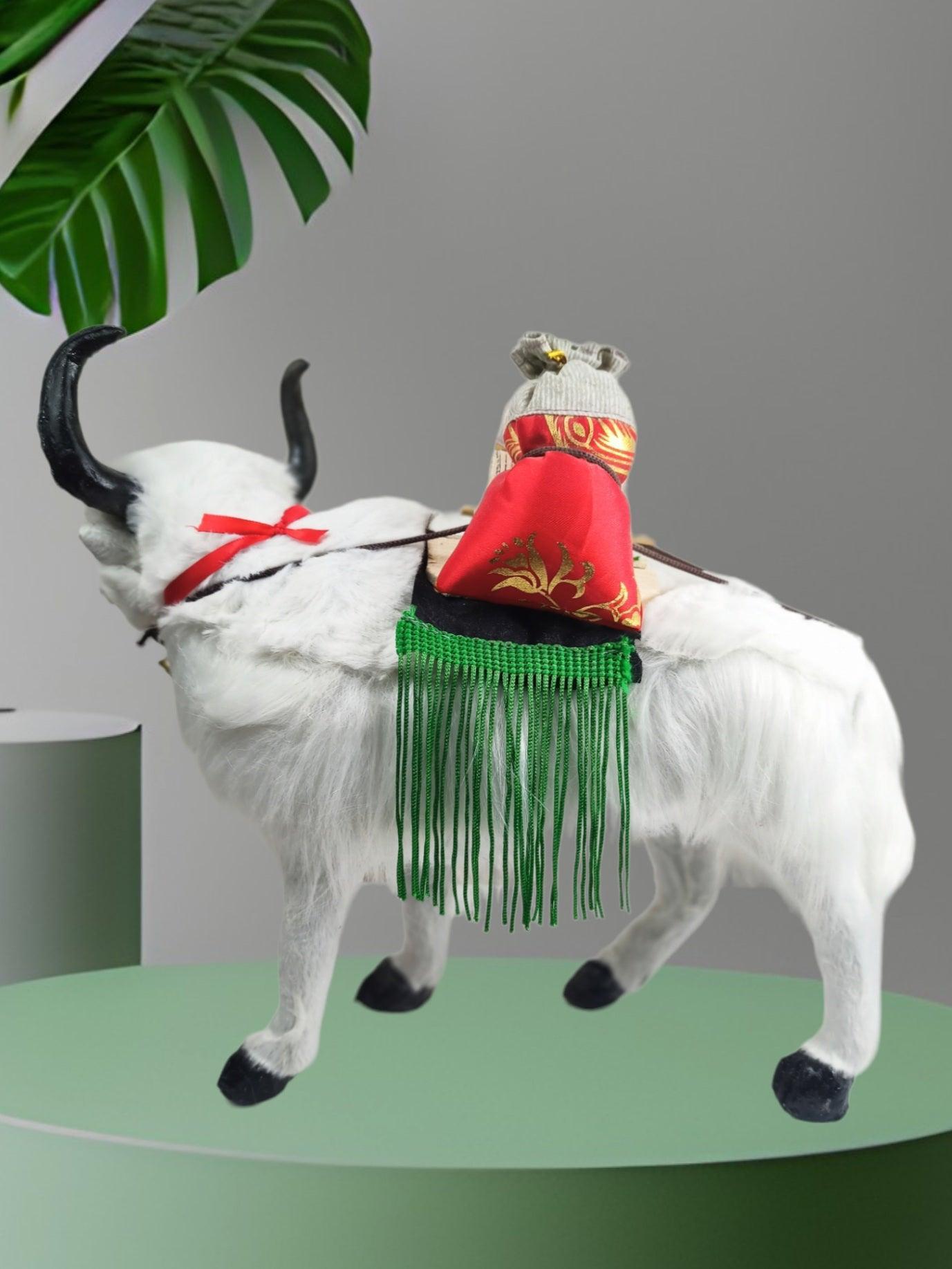 White Ladakh Yak | Yak 12 inches | Home Decorations - ZANSKAR ARTS