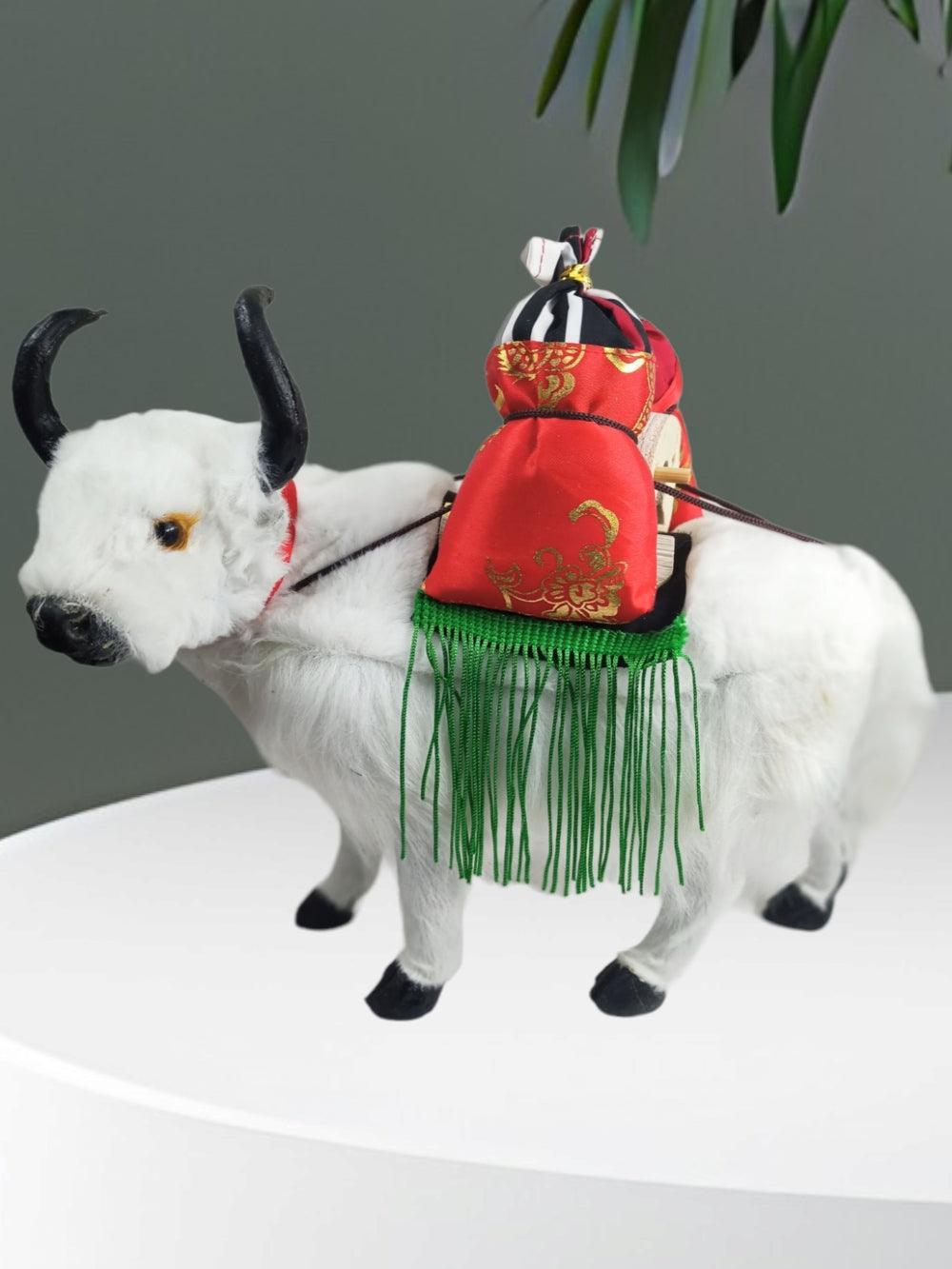 White Ladakh Yak | Yak 12 inches | Home Decorations - ZANSKAR ARTS