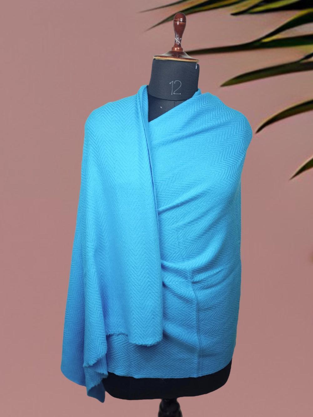 Women Pashmina Stole | Wave Design | Reversible Stole - ZANSKAR ARTS