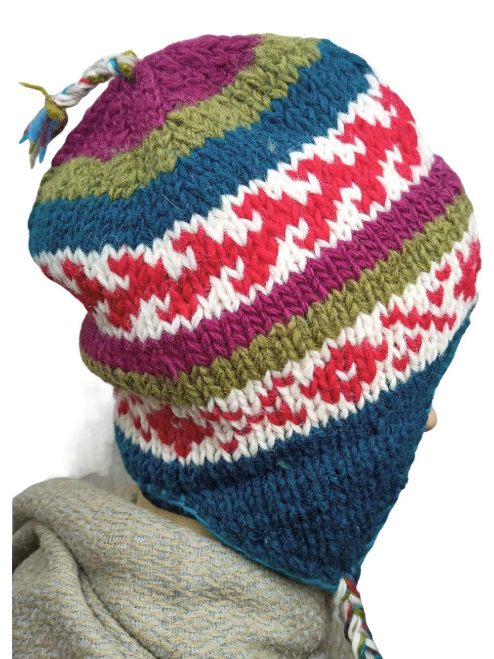 Yak Wool Cap | Fleece Inner Cap | Handwoven - ZANSKAR ARTS