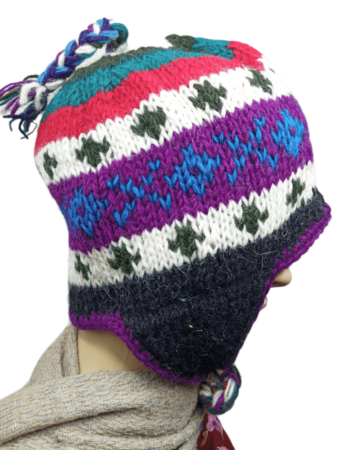 Yak Wool Cap | Fleece Inner Cap | Handwoven - ZANSKAR ARTS