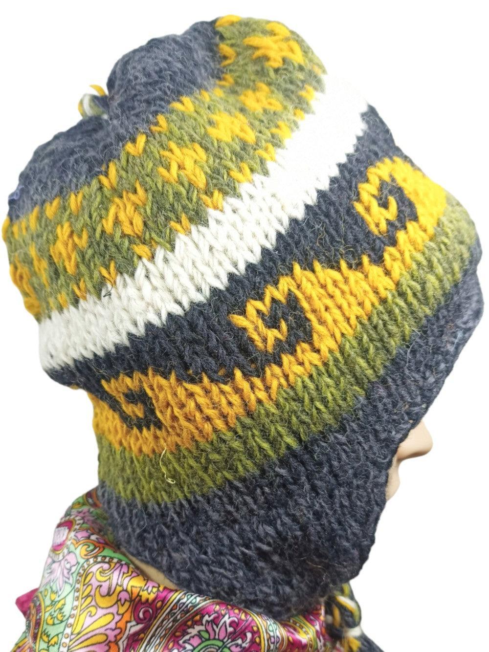 Yak Wool Cap | Fleece Inner Cap | Handwoven - ZANSKAR ARTS
