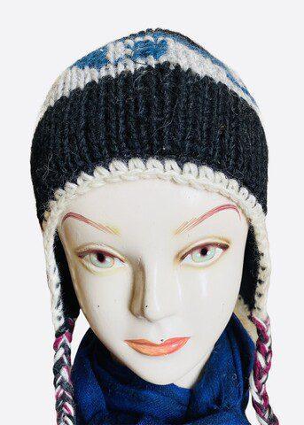 Yak Wool Cap | Handwoven | Fleece inside - ZANSKAR ARTS