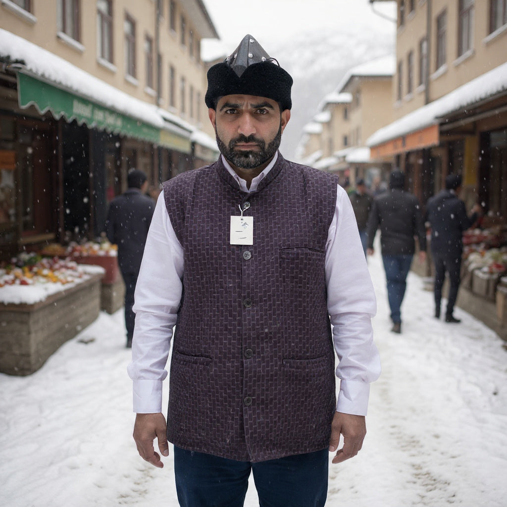 Woolen Waistcoat | Coat  For Men | Yakwool Double Side Jacket For Men