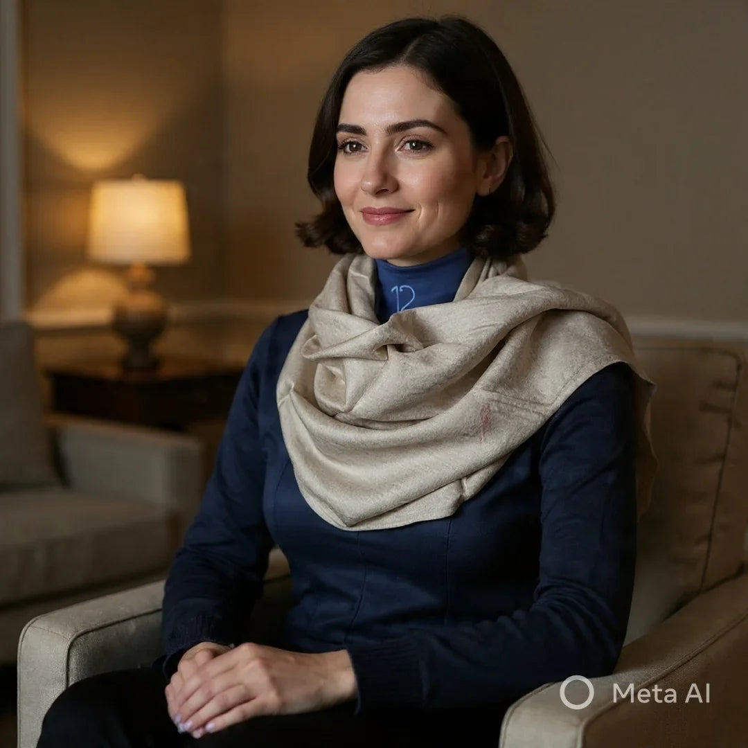 Plain Sami Pashmina | Fine Wool | Muffler