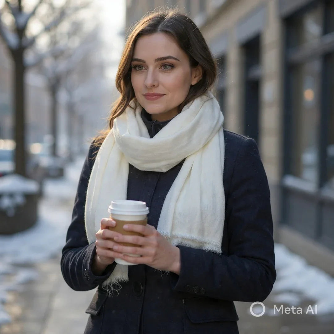 Plain Sami Pashmina | Fine Wool | Muffler