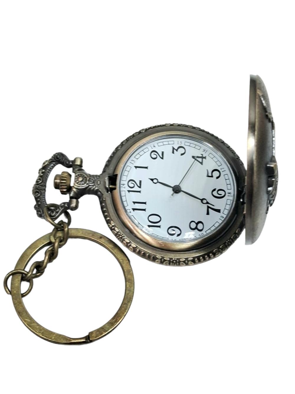 Antique Watch | Metal Keychain | Pocket Watch
