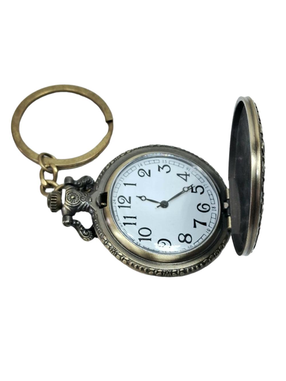 Antique Watch | Metal Keychain | Pocket Watch - ZANSKAR ARTS