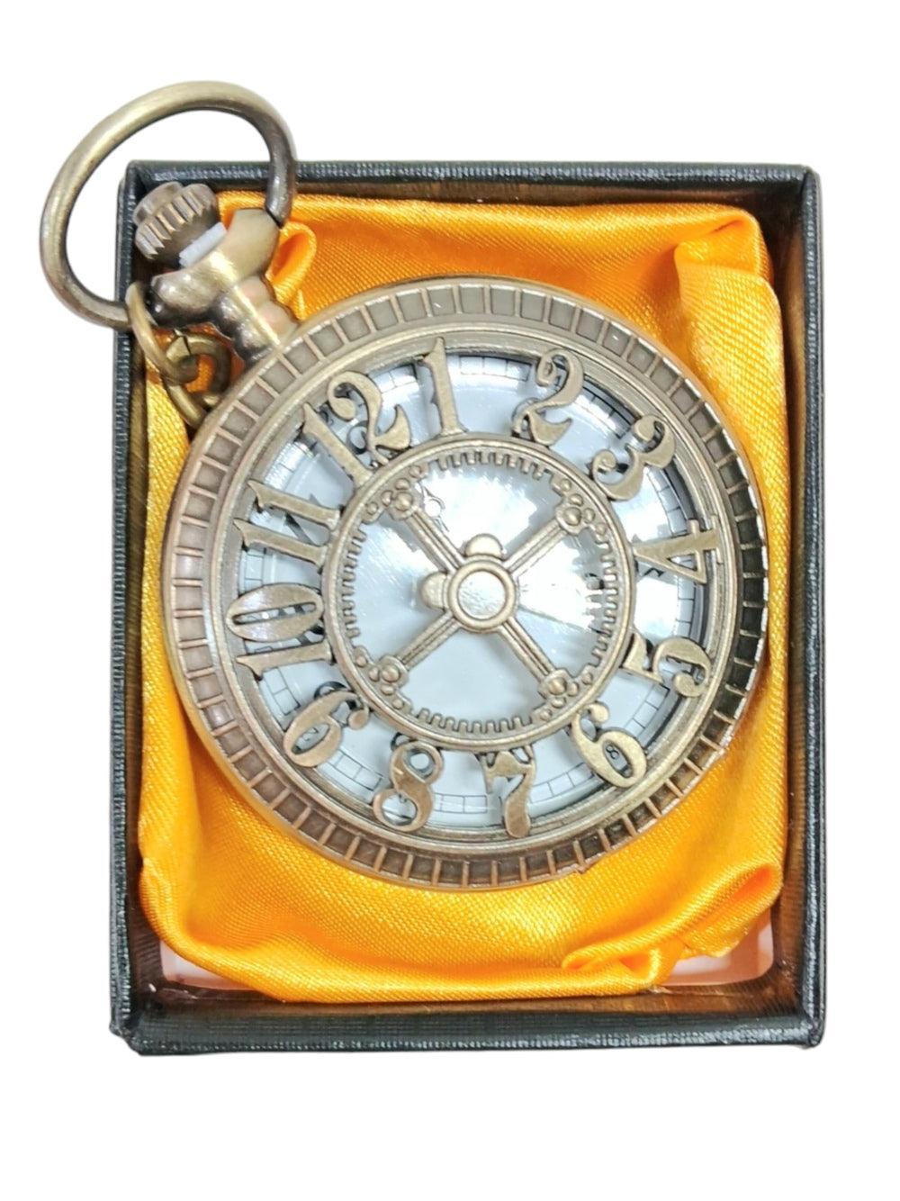 Antique Watch | Metal Keychain | Pocket Watch - ZANSKAR ARTS