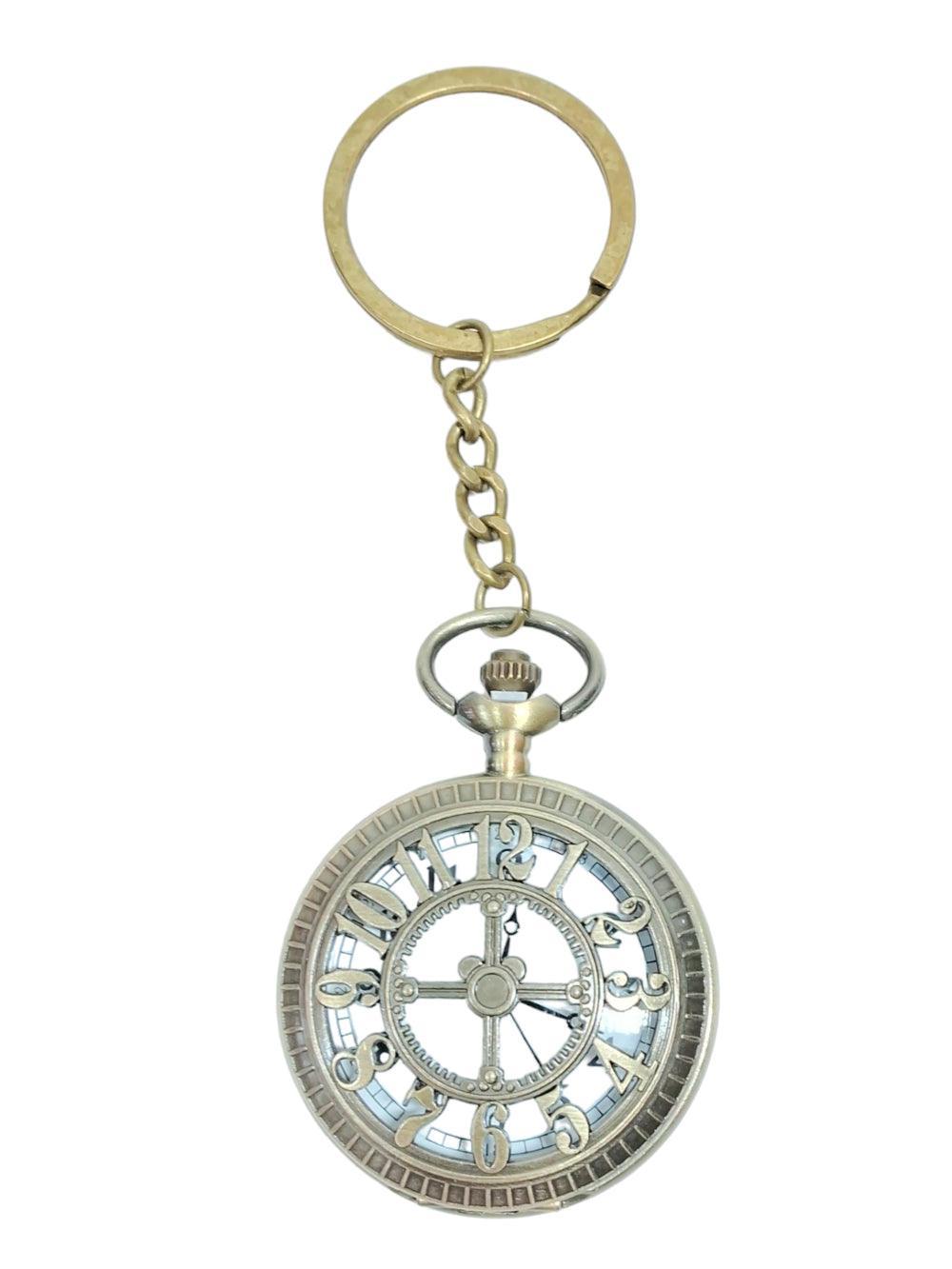 Antique Watch | Metal Keychain | Pocket Watch - ZANSKAR ARTS