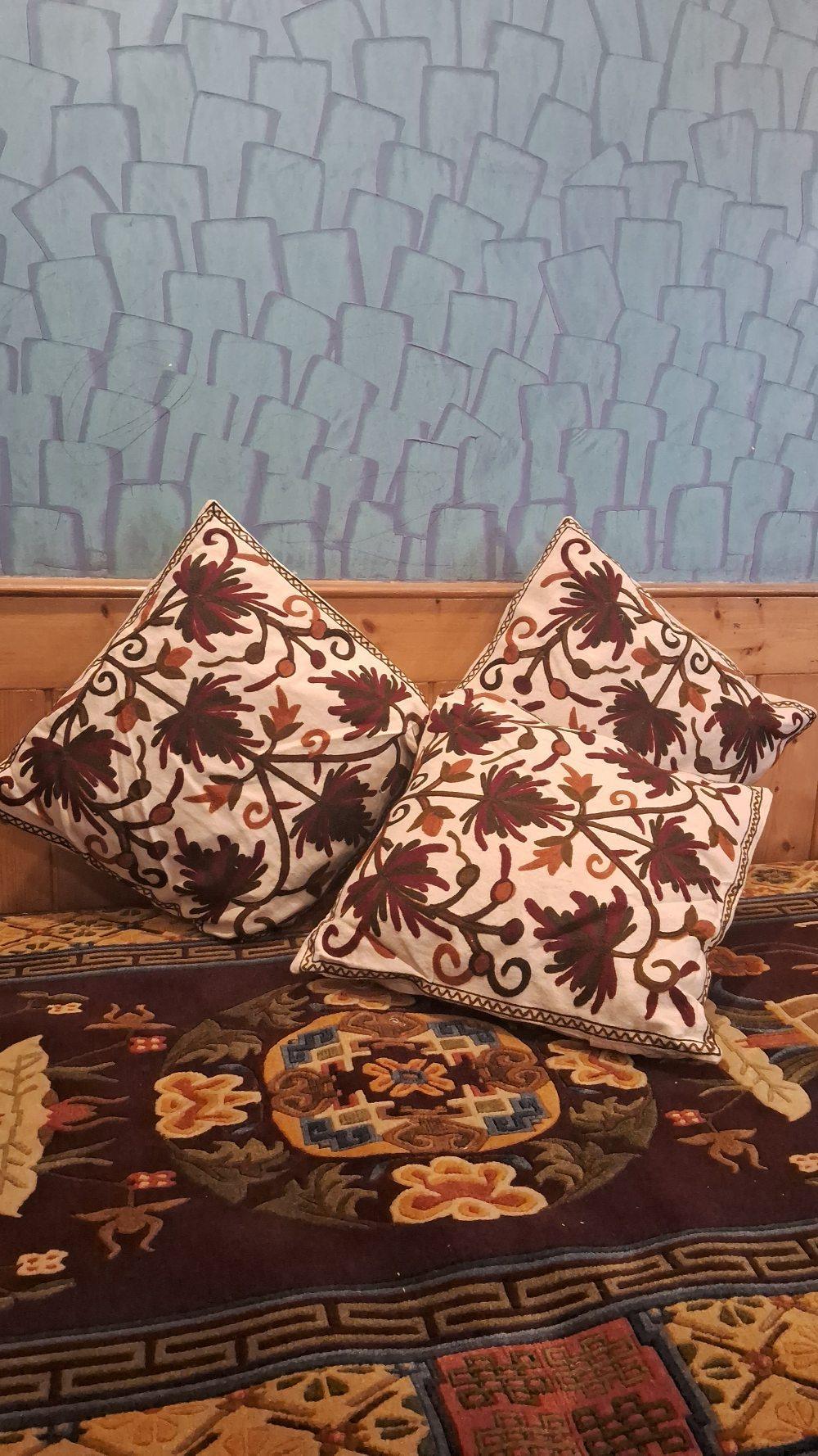 Crewel Cushion Cover | 6 Piece Set  | Handmade