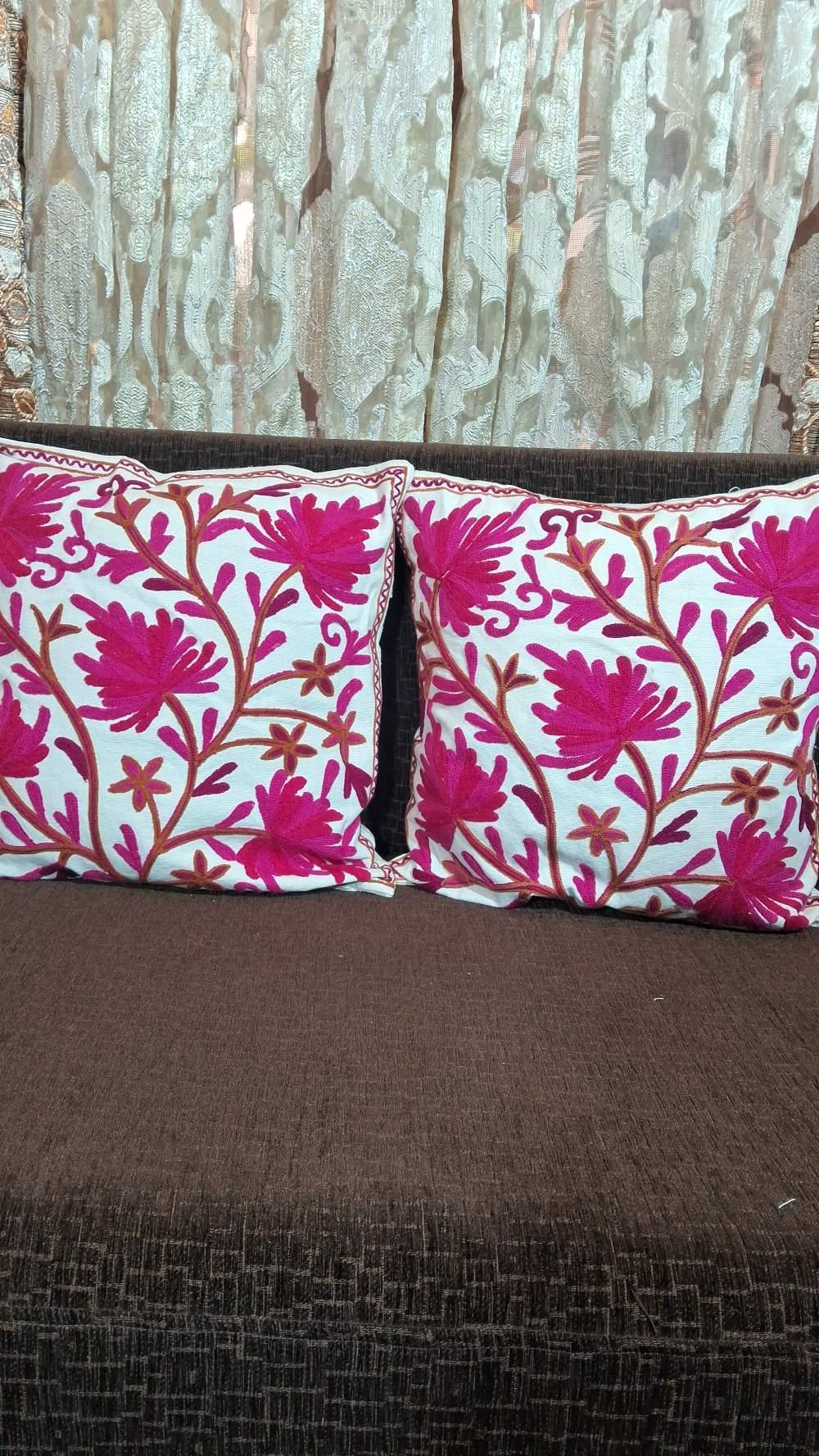 Crewel Cushion Cover | 6 Piece Set  | Handmade