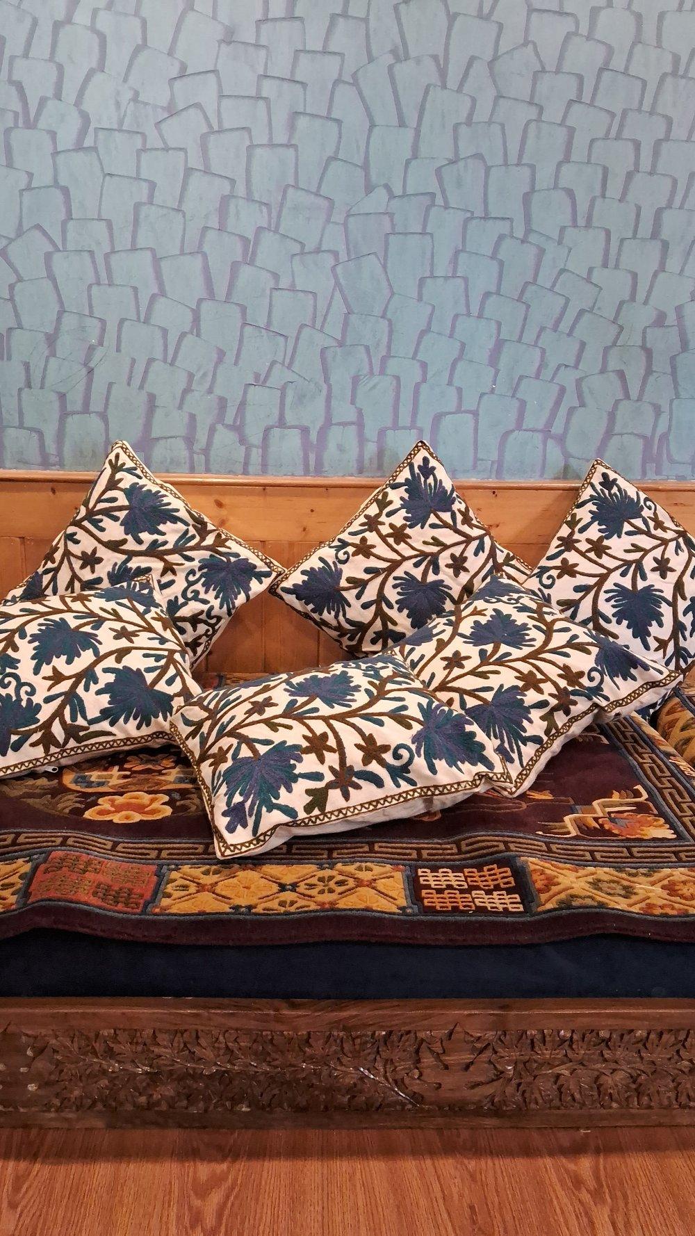Crewel Cushion Cover | 6 Piece Set  | Handmade