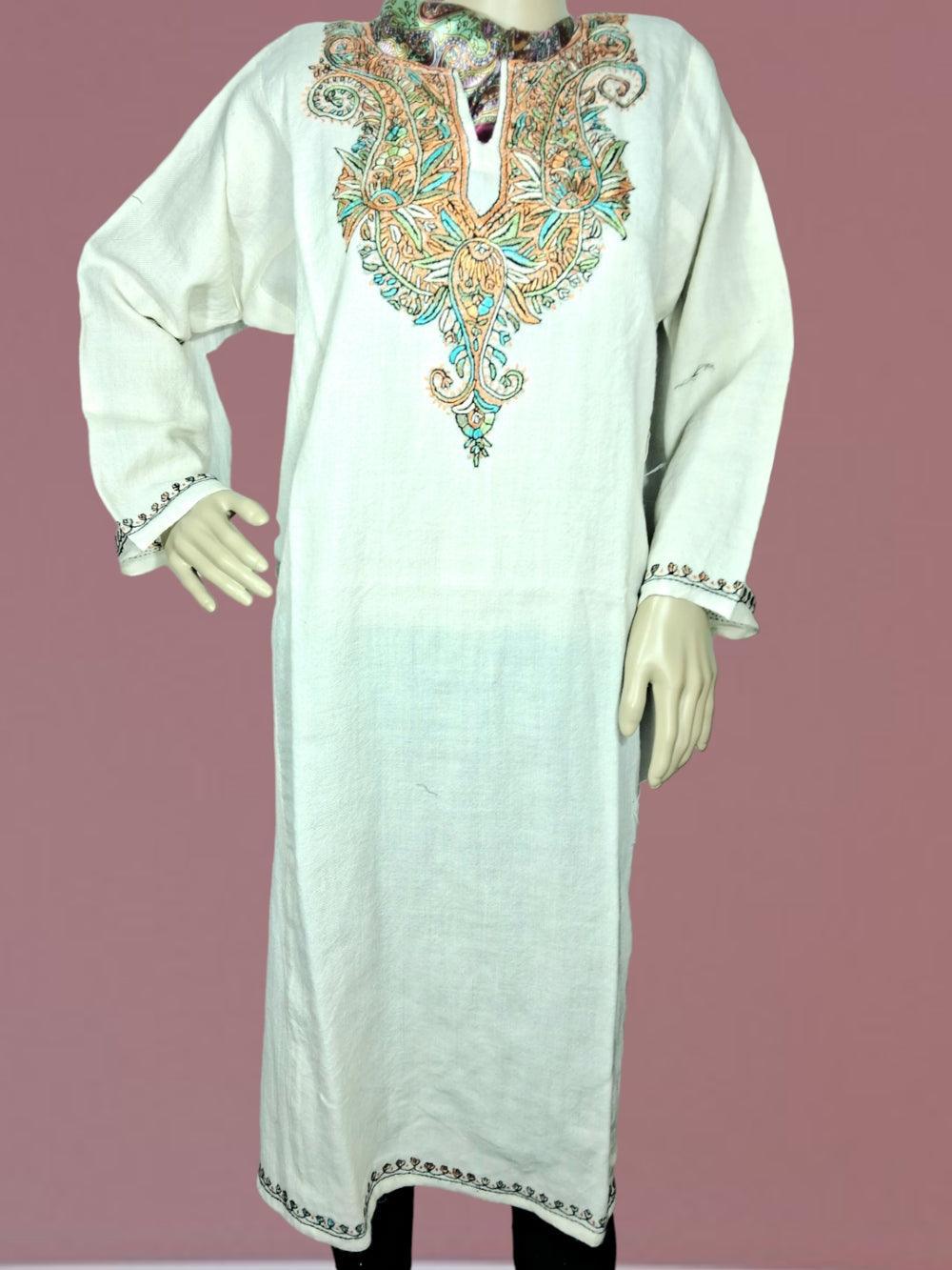 Women Cashmilon Kurties | Needle Work Kurties | Kashmiri Culture
