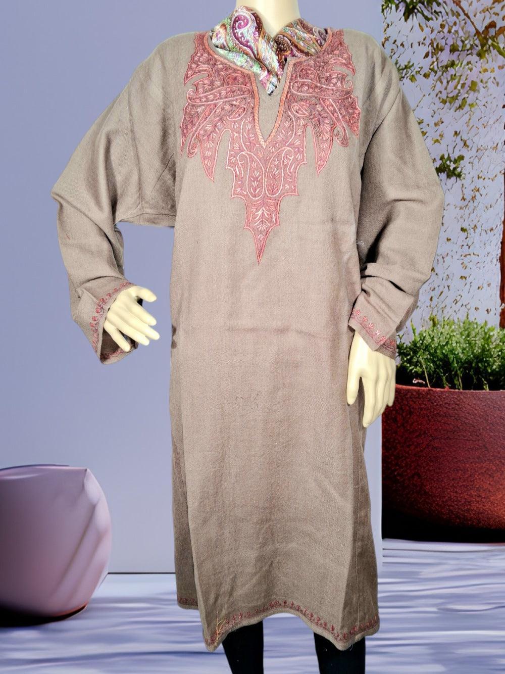 Women Cashmilon Kurties | Needle Work Kurties | Kashmiri Culture