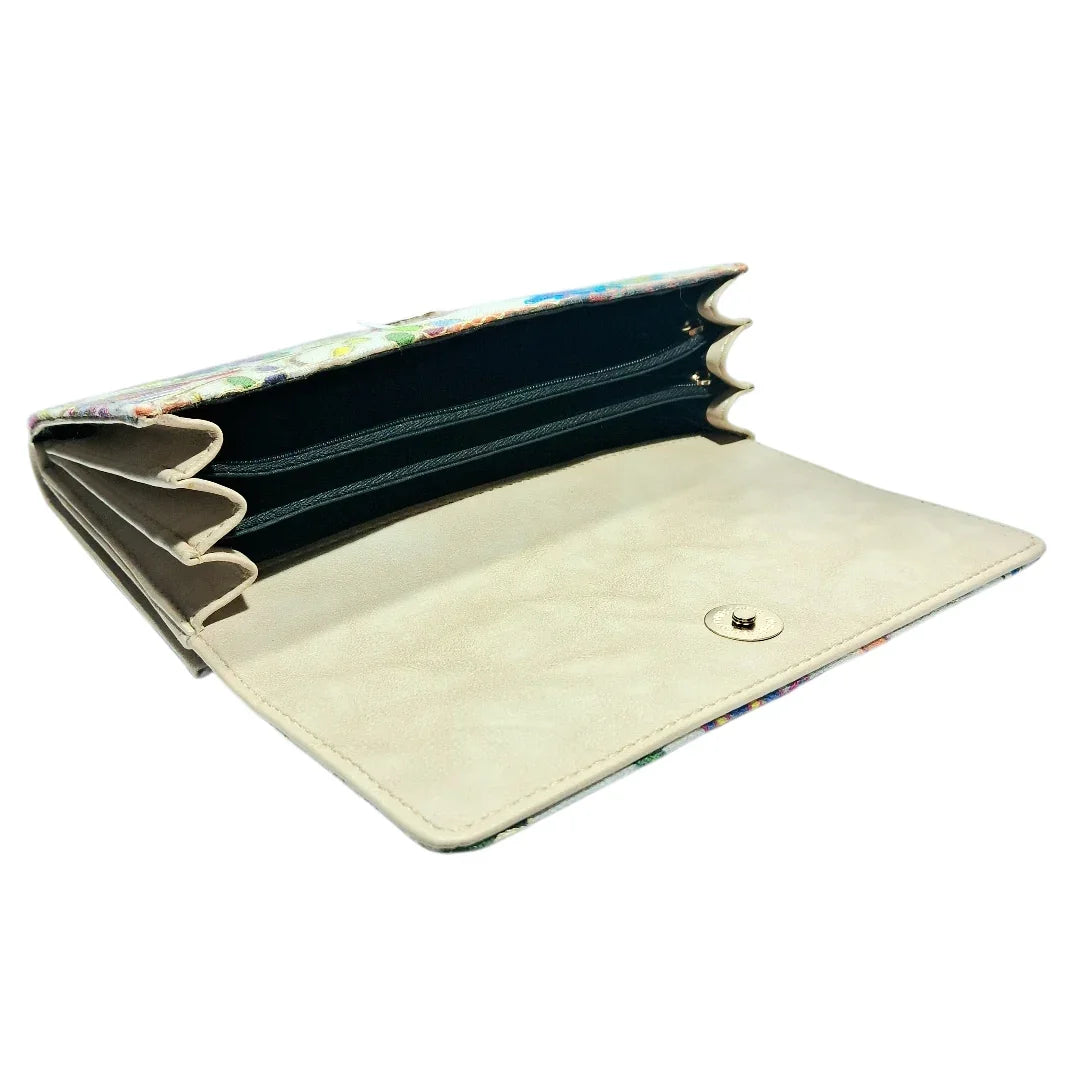 Embroidered Clutch | Floral Embrodery Clutch | Double Side Clutch