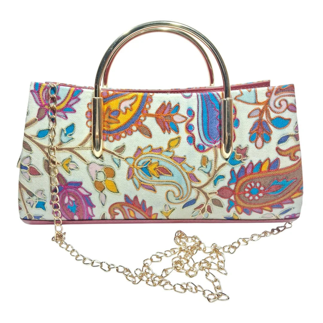 Elevate style Kalamkari chain sling bag | Women Hand Bag | Sling Bag