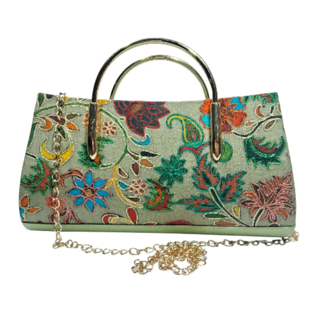 Elevate style Kalamkari chain sling bag | Women Hand Bag | Sling Bag