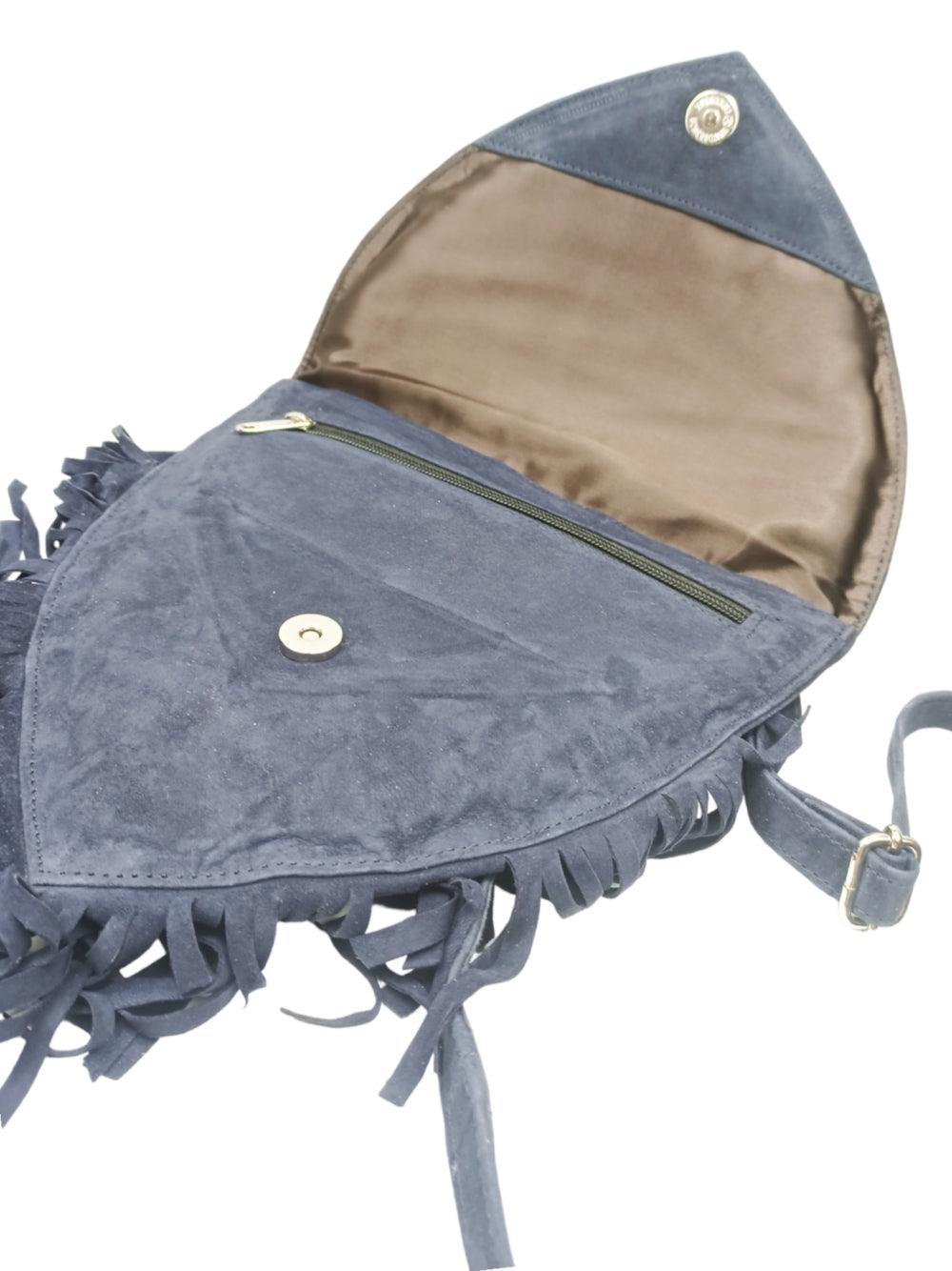 Suede Leather Heart Bag | Embroidery Heart Bag |  Sling Bag For Girls