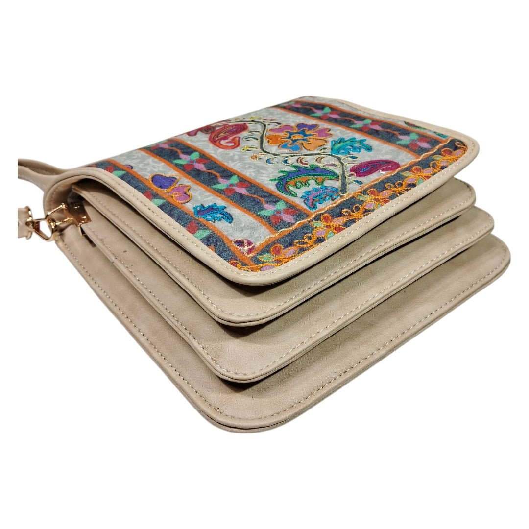 Women Embroidery Handbag | Sling Bag | Kashmiri Ari Work Bag