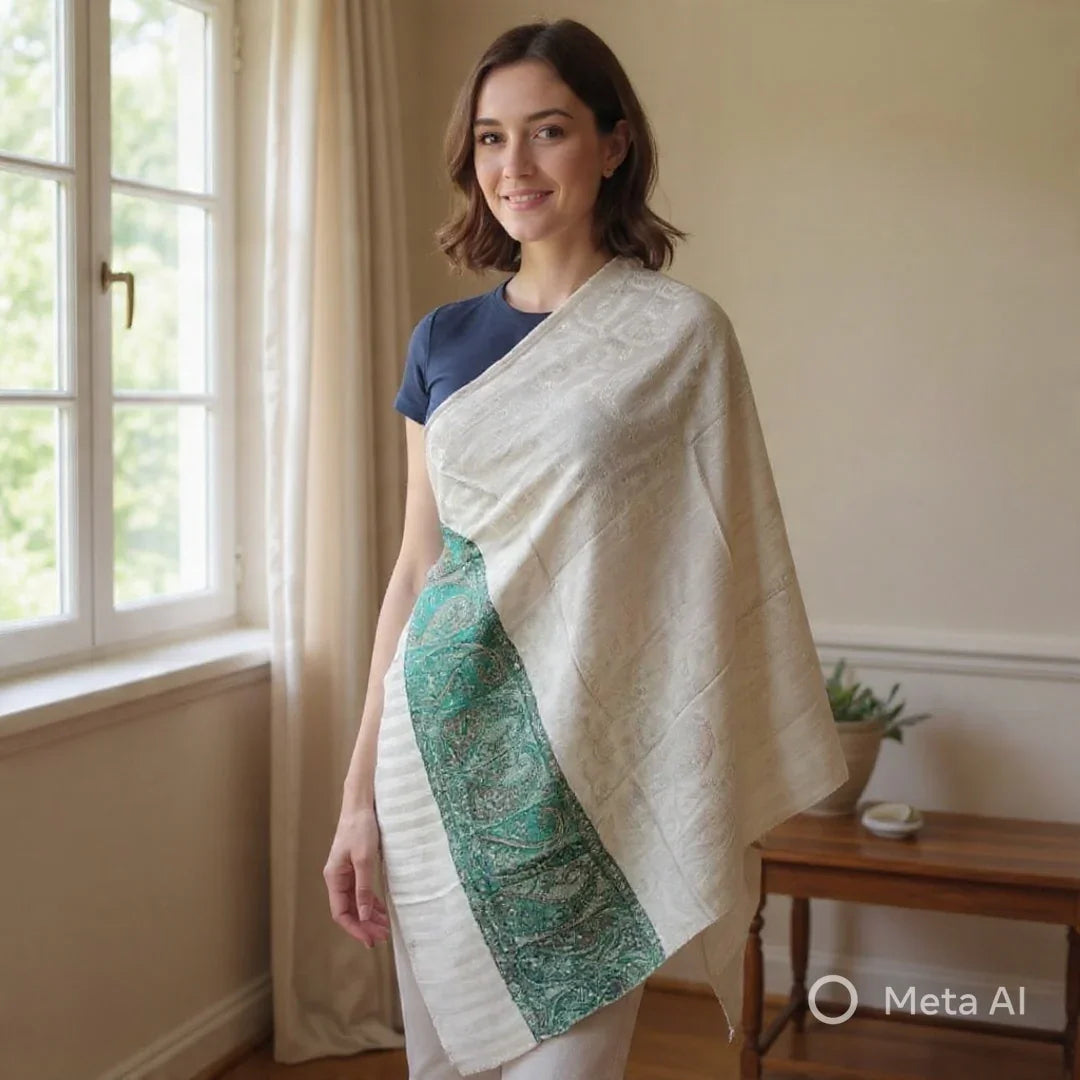 Pashmina Shawl | Self Designed Shawl | Kani Palla Shawl