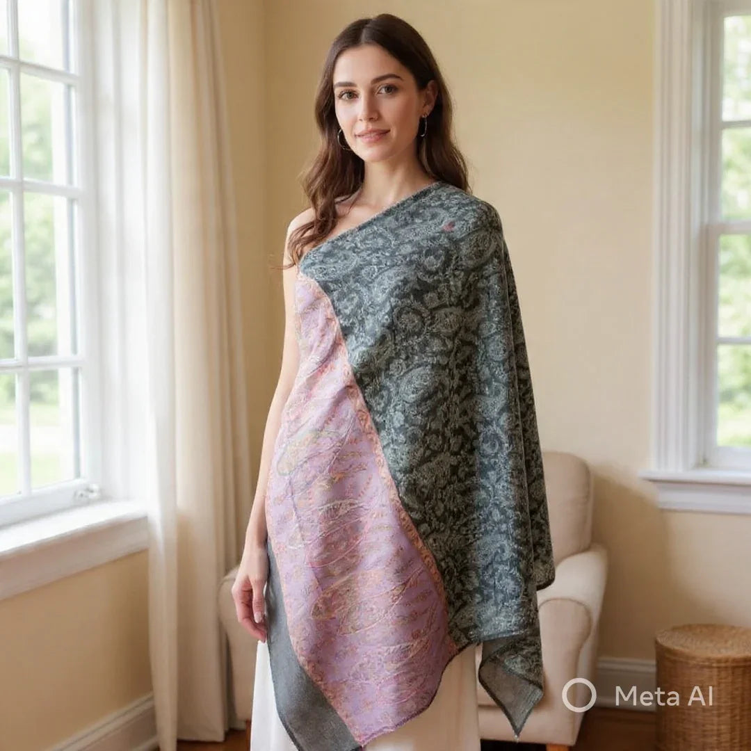 Pashmina Shawl | Self Designed Shawl | Kani Palla Shawl