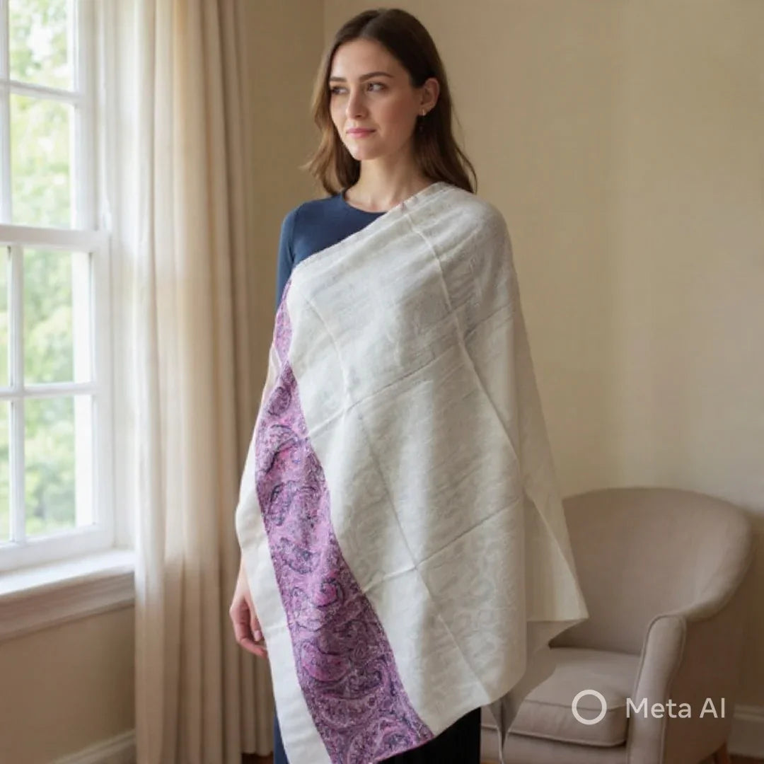 Pashmina Shawl | Self Designed Shawl | Kani Palla Shawl