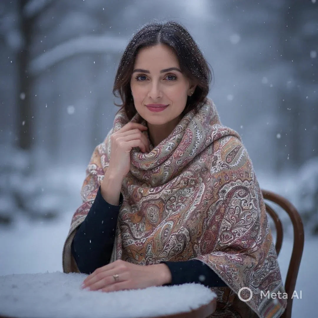 Kani Wool Shawl | Woolen Shawl | Multicolor