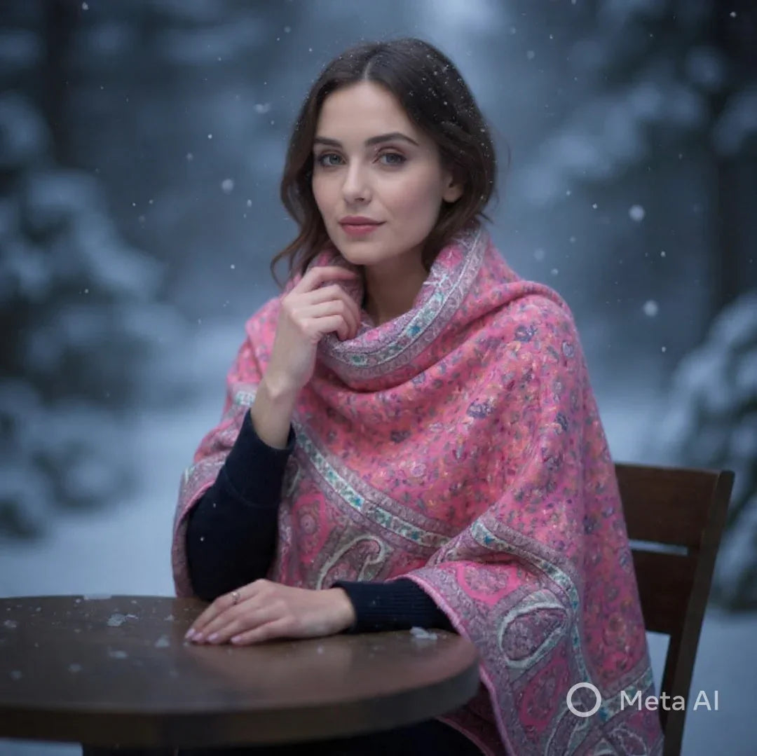 Kani Wool Shawl | Woolen Shawl | Multicolor
