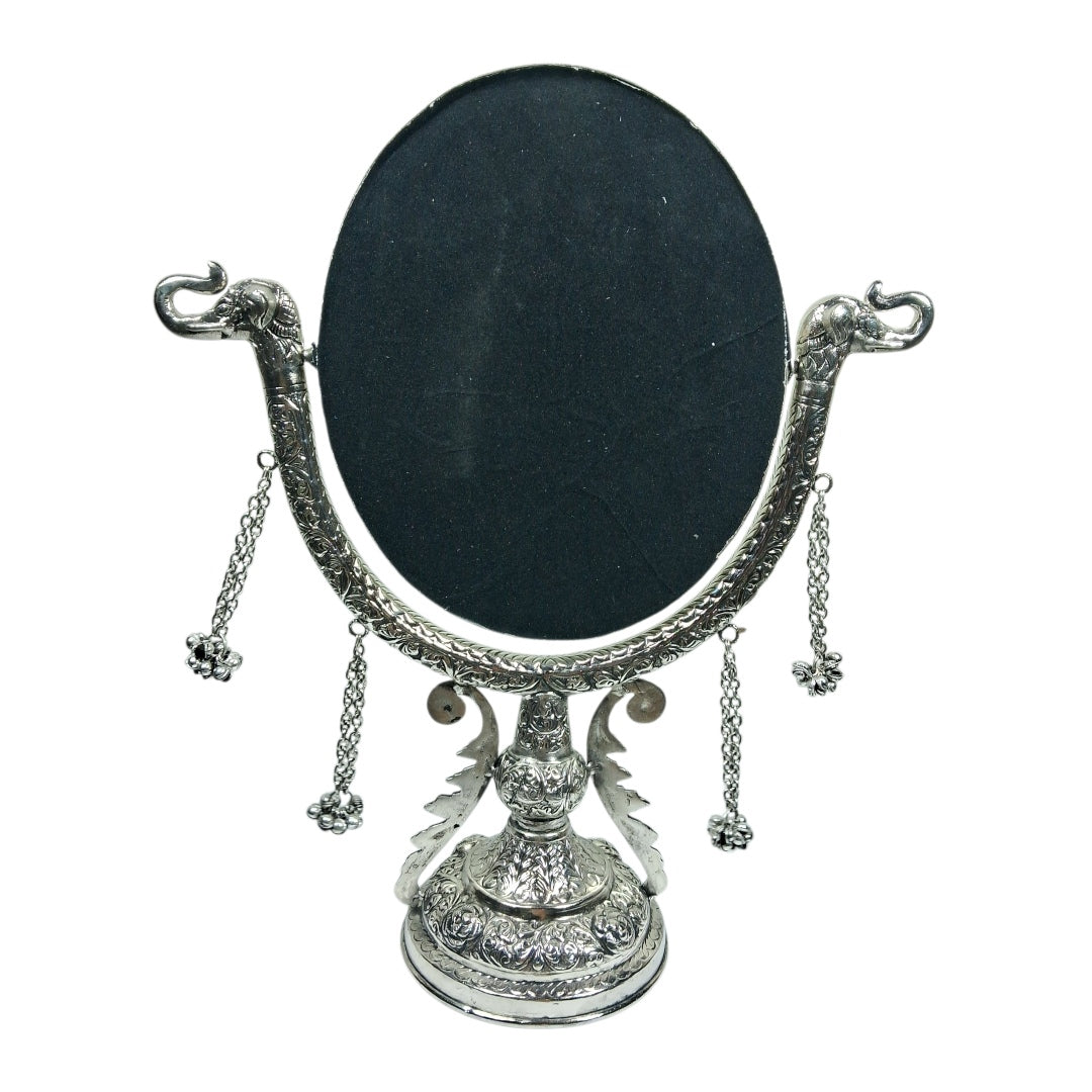 Dressing Table Mirror | White Metal Mirror | Makeup Mirror
