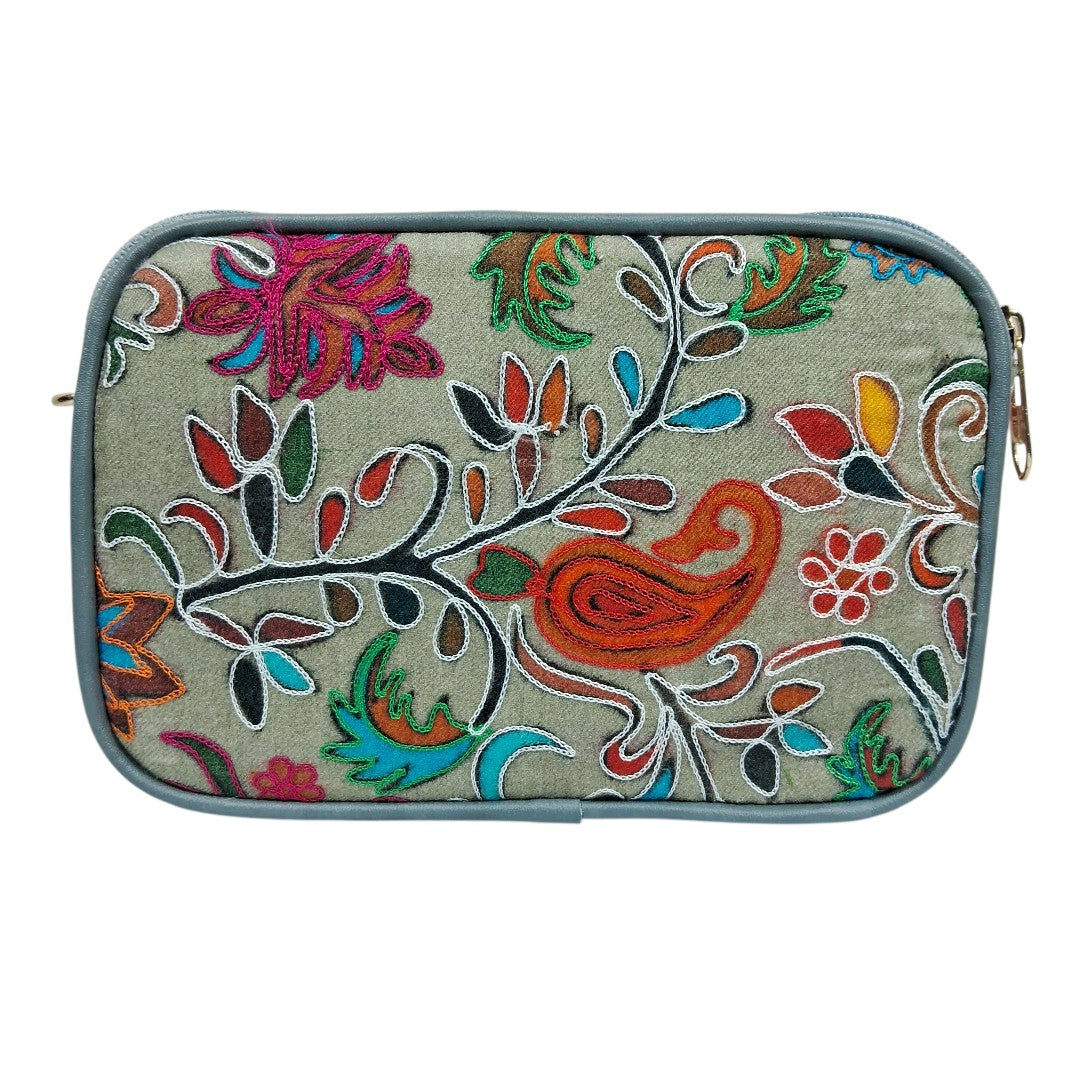 Sling Bag For Women | Kashmiri Embroidered Sling Bag | Women Chain Bag