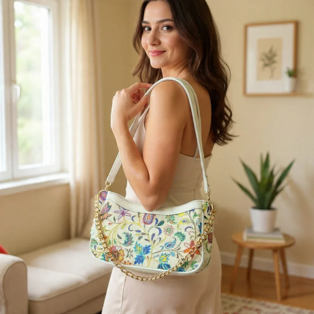 Elevate style Kalamkari sling bag | Women Hand Bag | Sling Bag