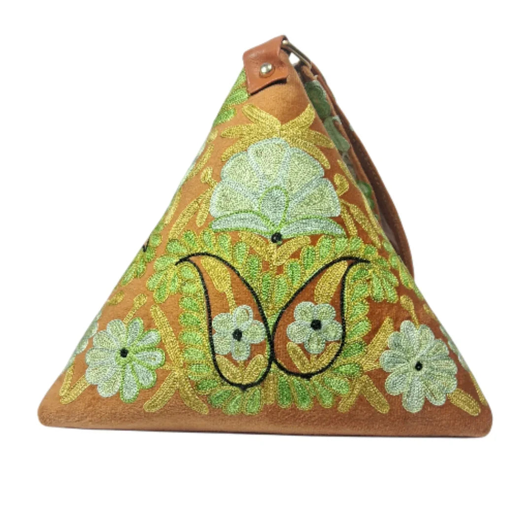 Women Traditional Samosa Potli | Samosa Hand Bag | Embroidery Purse Bags