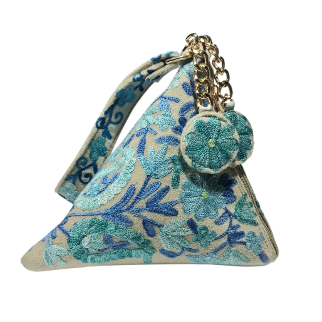 Women Traditional Samosa Potli | Samosa Hand Bag | Embroidery Purse Bags