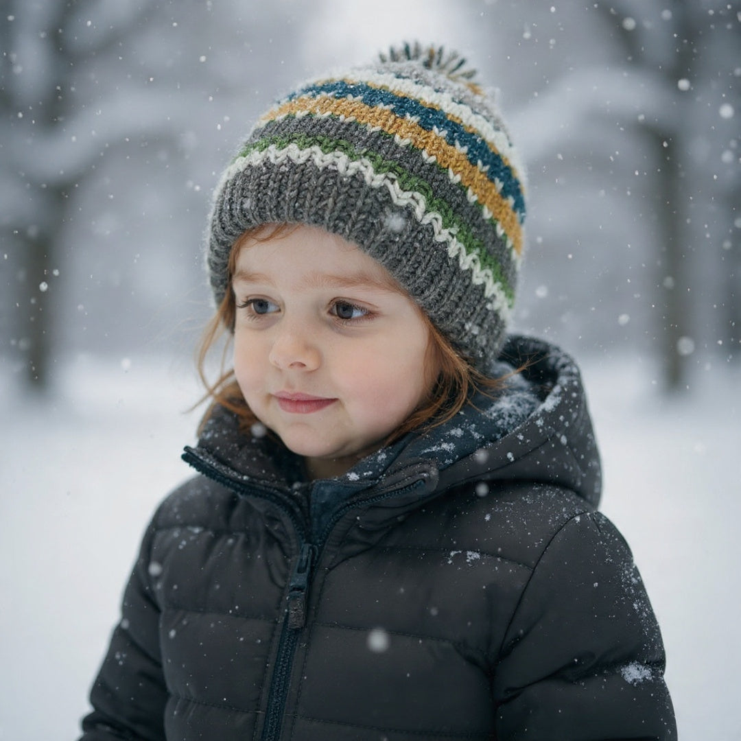 Yakwool Men Cap | Flaxseed inside | Handwoven | Qureshi |