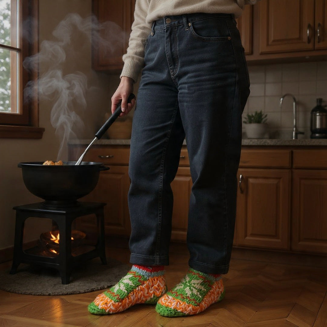 Women Woolen Socks| Yak Wool Socks | Knitted Socks